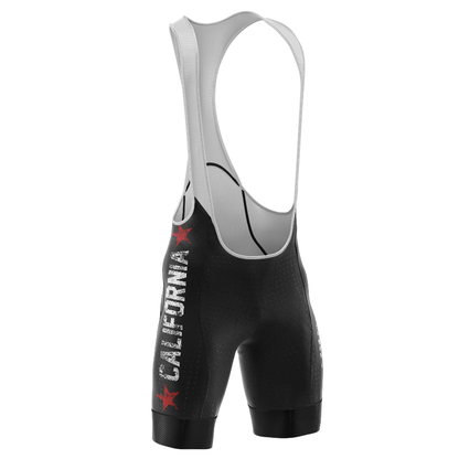 California Republic White Cycling Bib Short