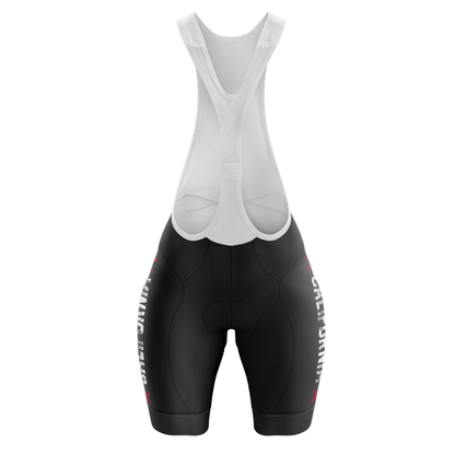 California Republic White Cycling Bib Short