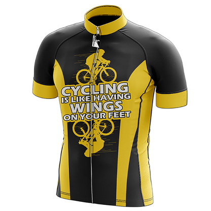 Cycling Feet Short Sleeve Cycling Jersey