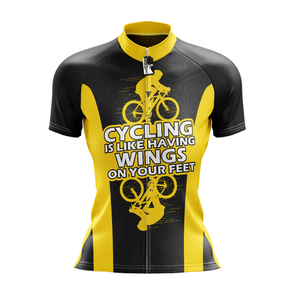 Cycling Feet Short Sleeve Cycling Jersey