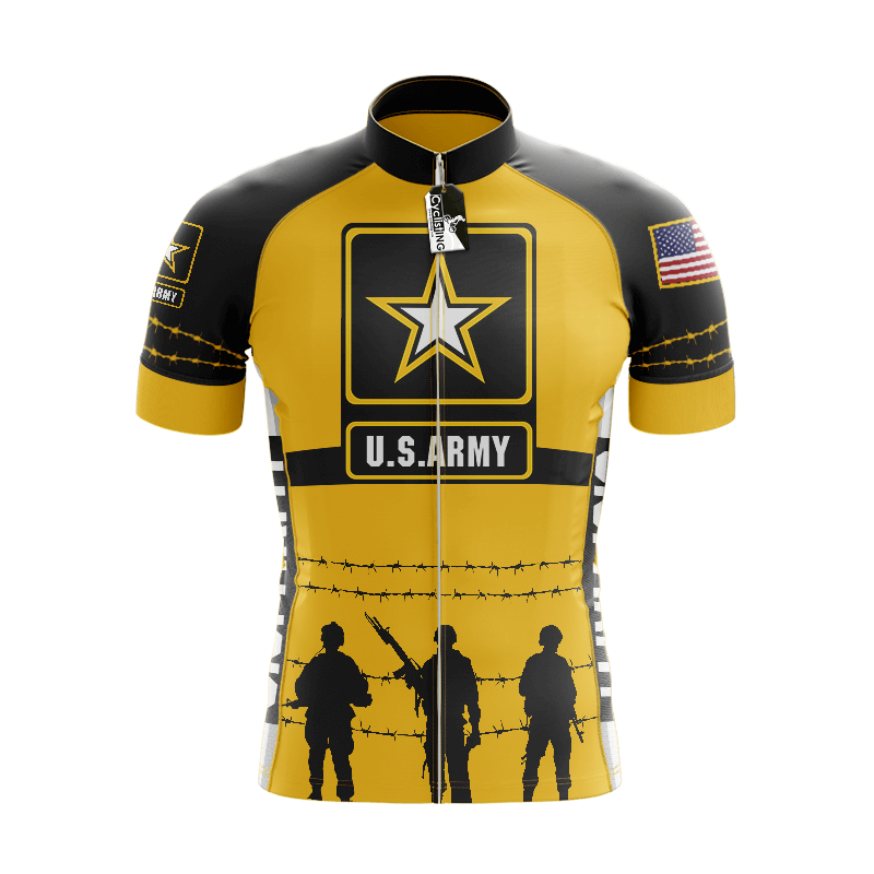 Maglia da ciclismo dell'esercito americano a maniche corte