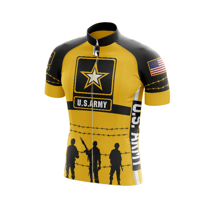 Maglia da ciclismo dell'esercito americano a maniche corte