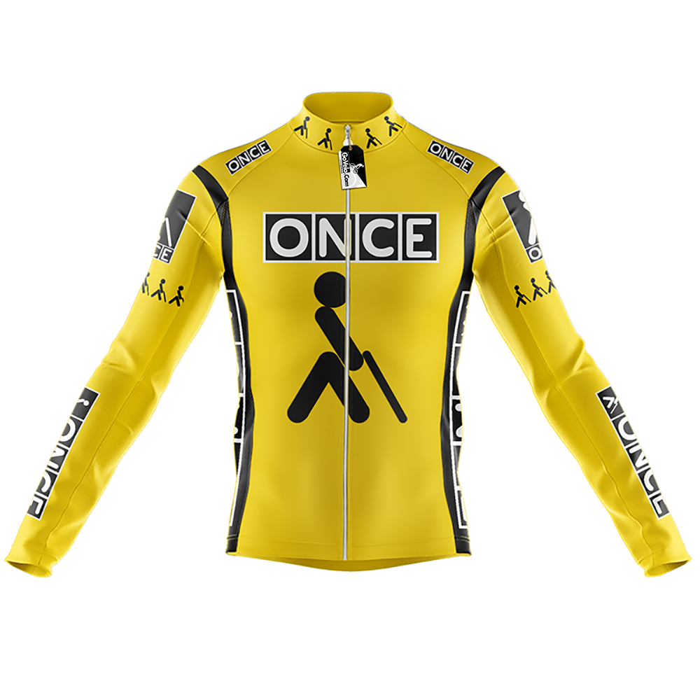 Retro Once Long Sleeve Cycling Jersey GoVelo Clothing UK