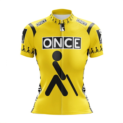 Maglia da ciclismo retrò una volta a maniche corte