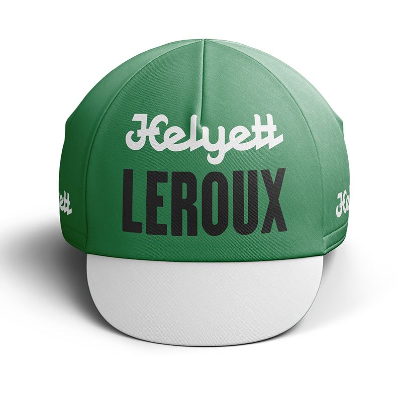 Cappellino da ciclismo retrò Helyett Leroux Pro