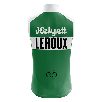 Retro Helyett Leroux Pro Sleeveless Cycling Jersey