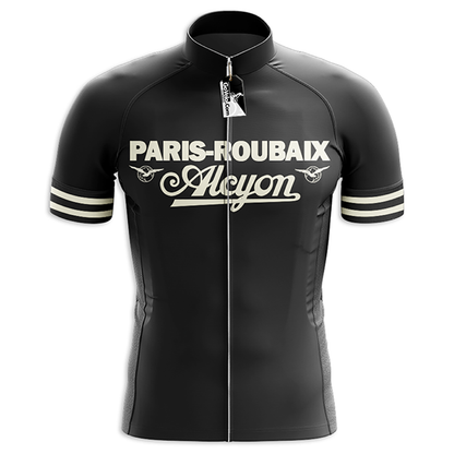 Paris to Roubaix Retro Cycling Jersey Short Sleeve