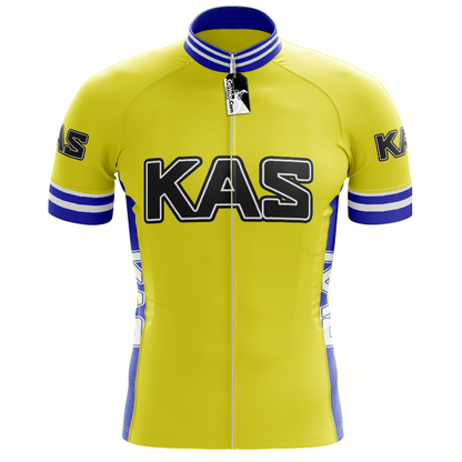 Maglia da ciclismo a maniche corte vintage retrò KAS