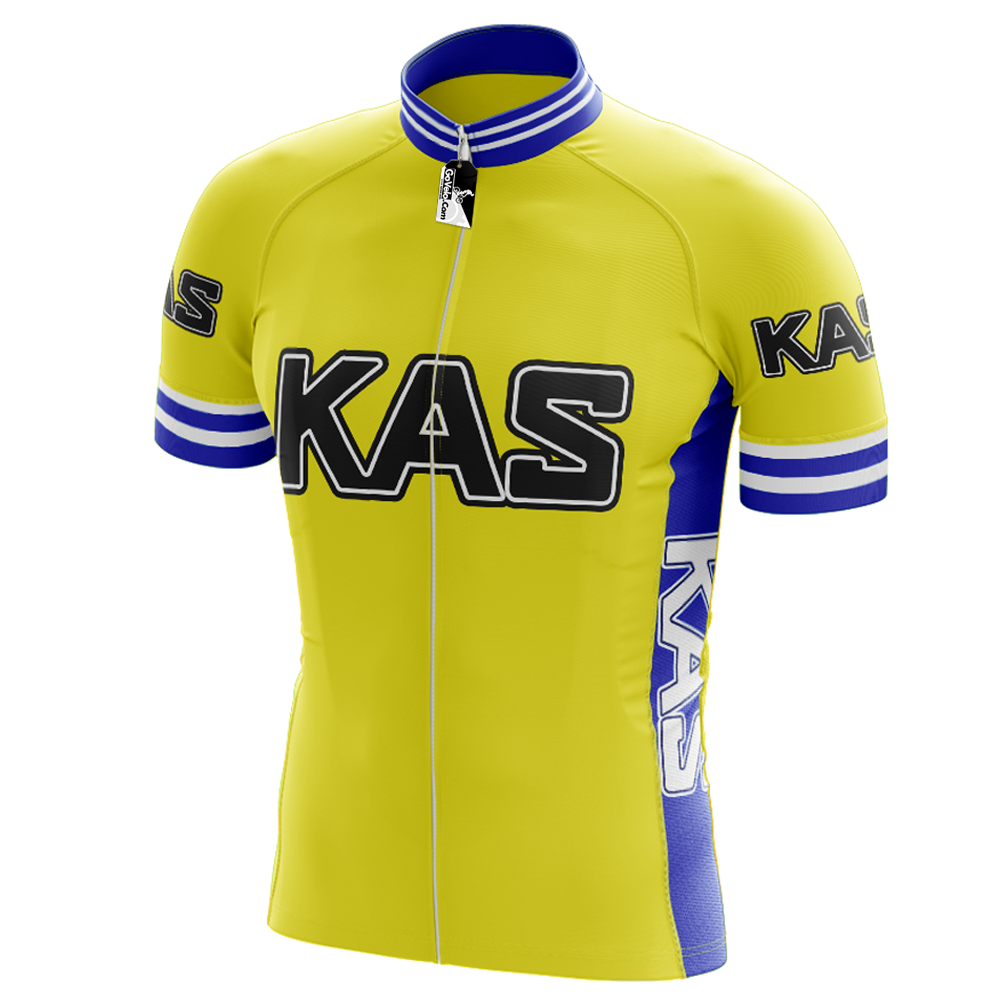 Maglia da ciclismo a maniche corte vintage retrò KAS