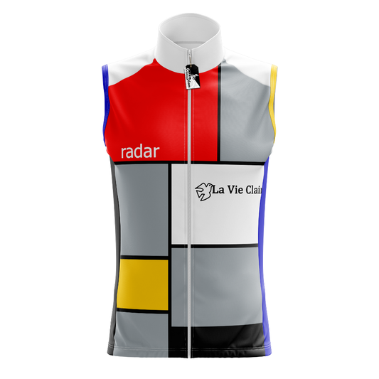 Retro La Vie Claire Sleeveless Cycling Jersey