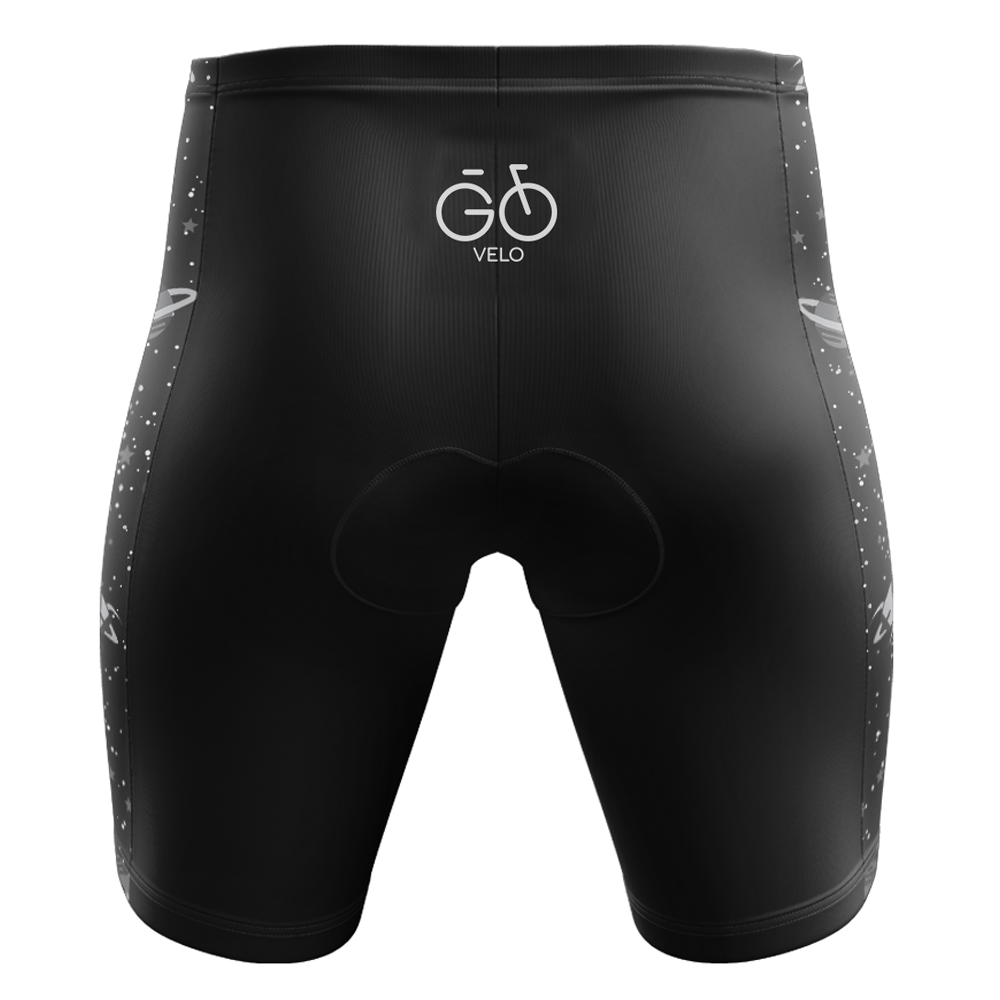 Pantaloncini da ciclismo nero siderale