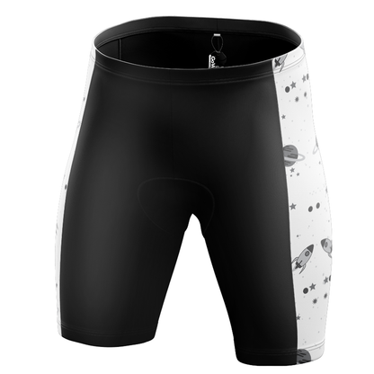 Pantaloncini da ciclismo bianco siderale