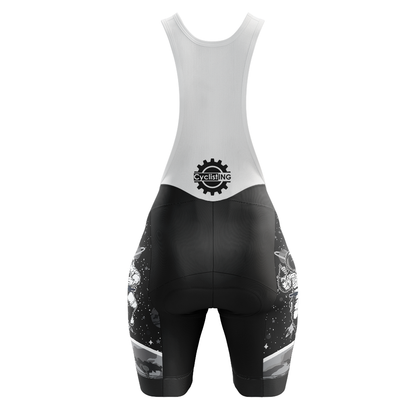 Space White Cycling Bib Short