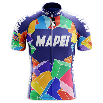 Maglia Mapei retrò ciclismo manica corta