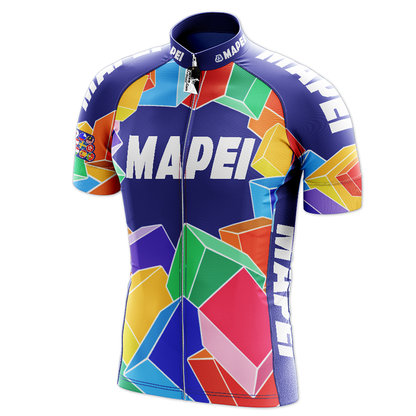 Mapei Retro Cycling Jersey Short Sleeve