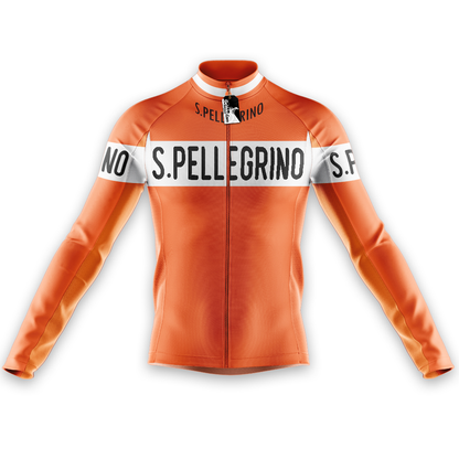 San Pellegrino Retro Long Sleeve Cycling Jersey