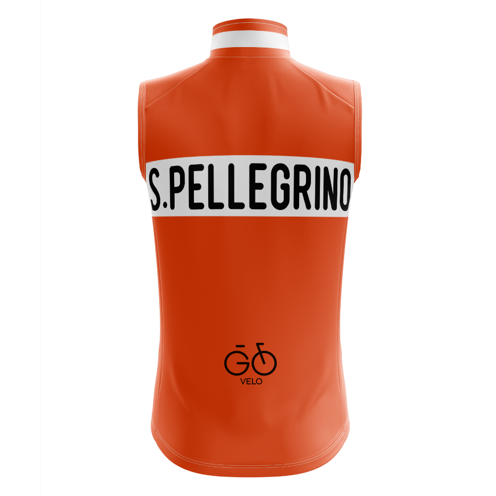 San Pellegrino Sleeveless Retro Cycling Jersey