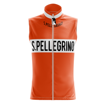 San Pellegrino Sleeveless Retro Cycling Jersey