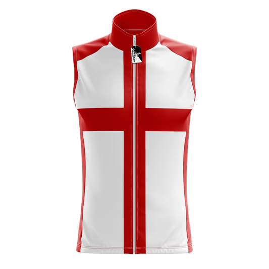 Ärmelloses England-Radtrikot