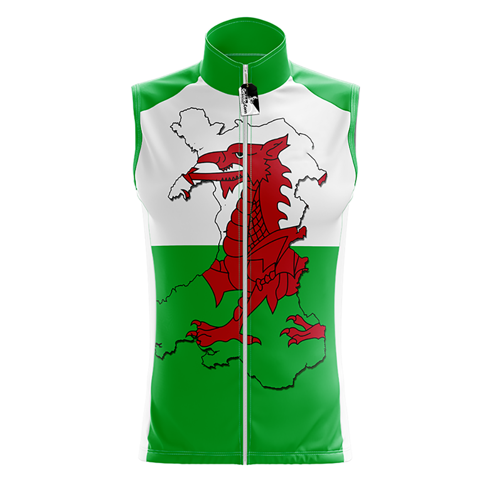 Wales Sleeveless Cycling Jersey