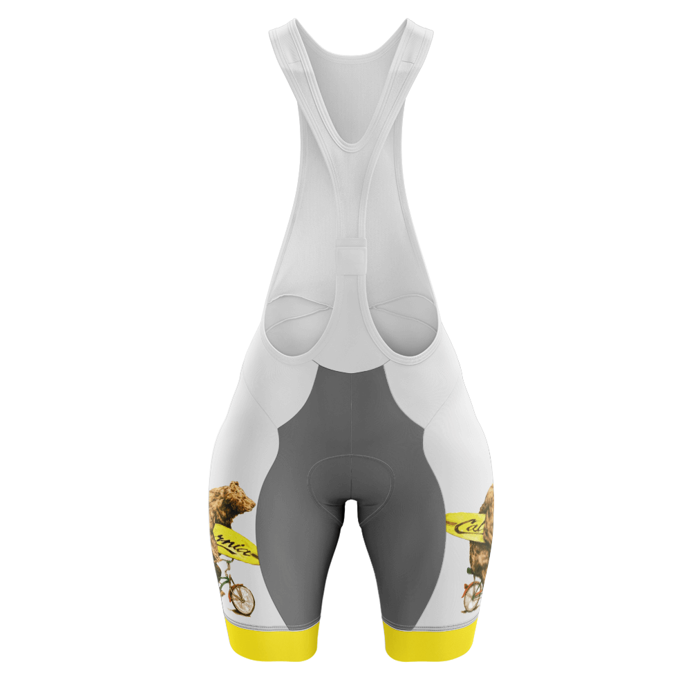 Pantaloncini con bretelle da ciclismo California Ride Bear