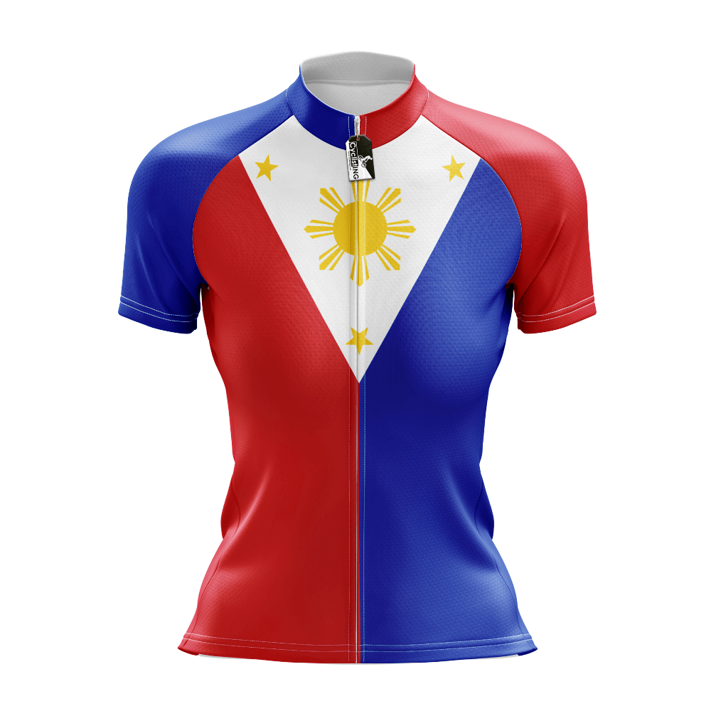 Philippinen Kurzarm-Radtrikot