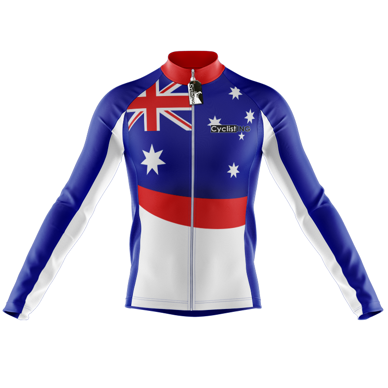 Australia Long Sleeve Cycling Jersey