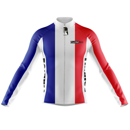 Maglia da ciclismo manica lunga Francia