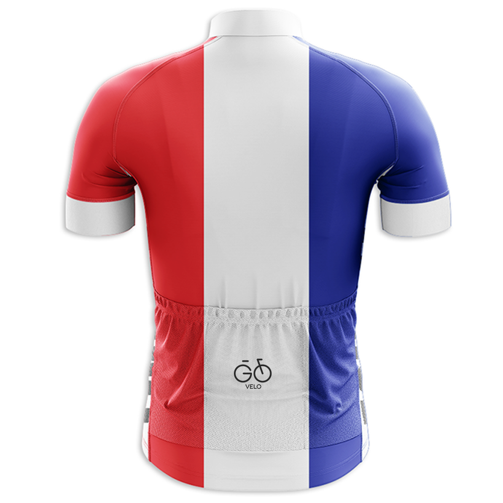 France Short Sleeve Cycling Jersey