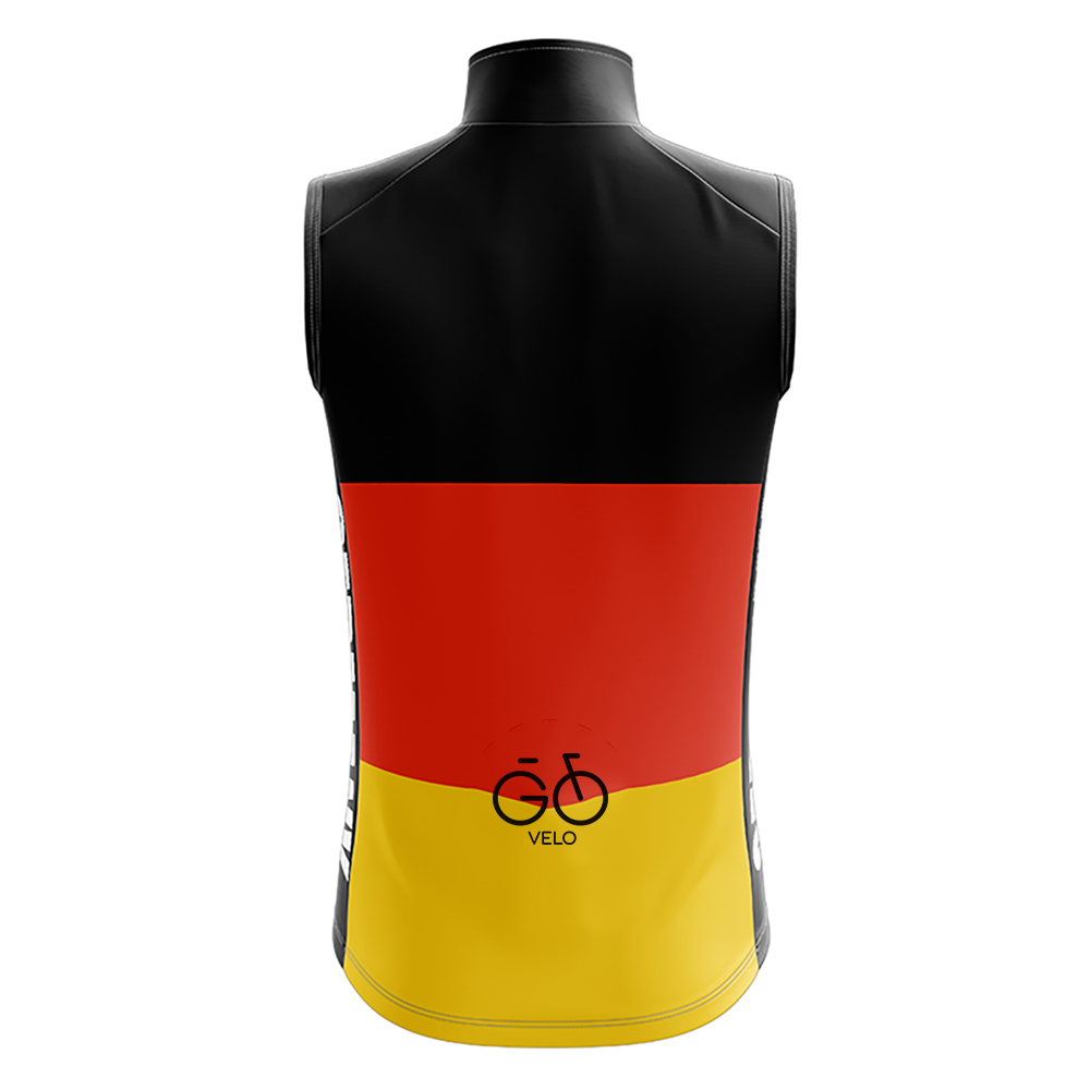 Maglia da ciclismo smanicata della Germania