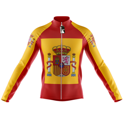 Maglia da ciclismo a maniche lunghe della Spagna