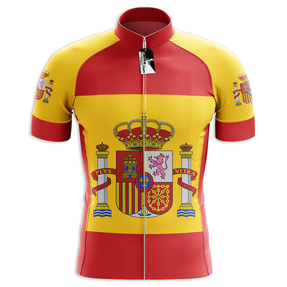 Maglia da ciclismo a maniche corte della Spagna