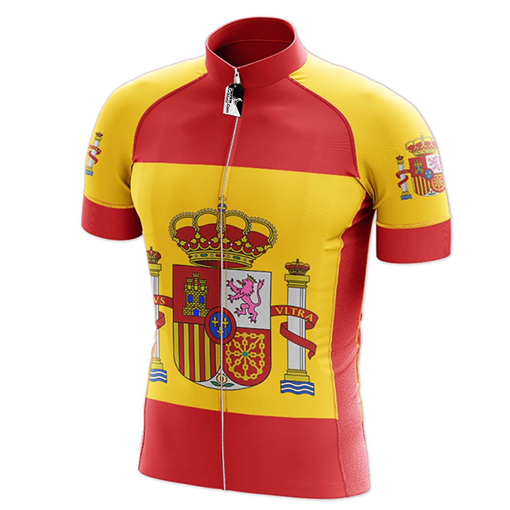 Maglia da ciclismo a maniche corte della Spagna