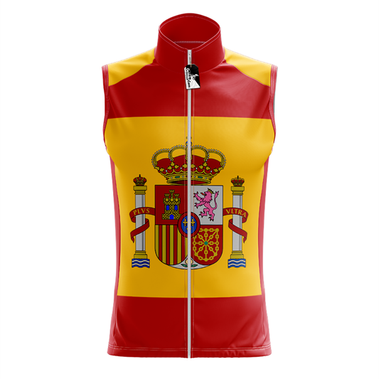 Maglia da ciclismo smanicata della Spagna