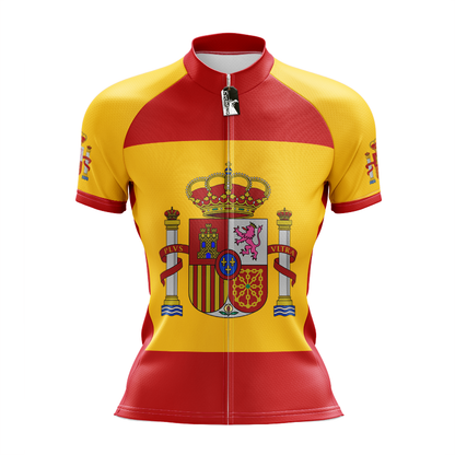 Maglia da ciclismo a maniche corte della Spagna