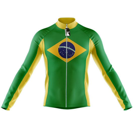 Maglia da ciclismo manica lunga Brasile