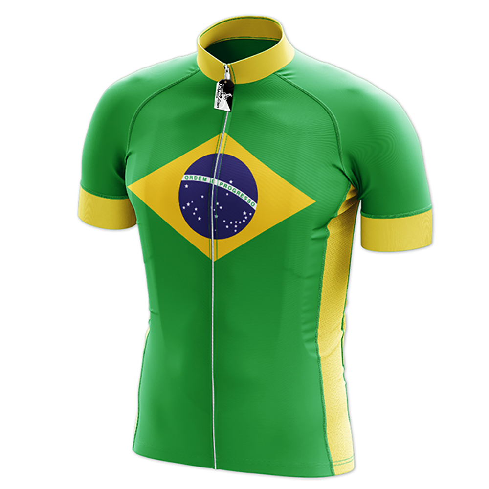 Maglia da ciclismo manica corta Brasile