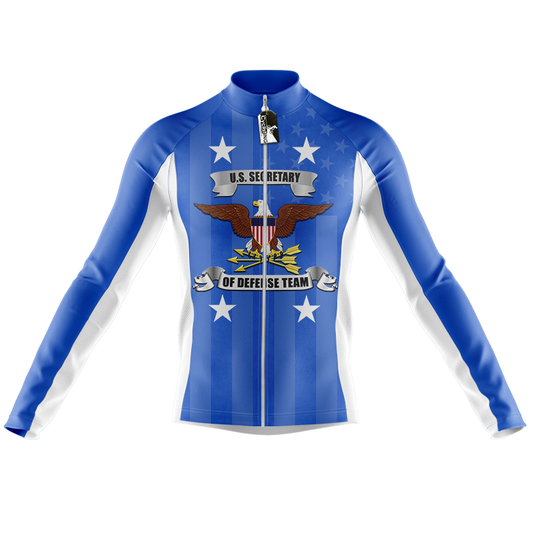 United States Secretary of Defense Long Sleeve Cycling Jersey