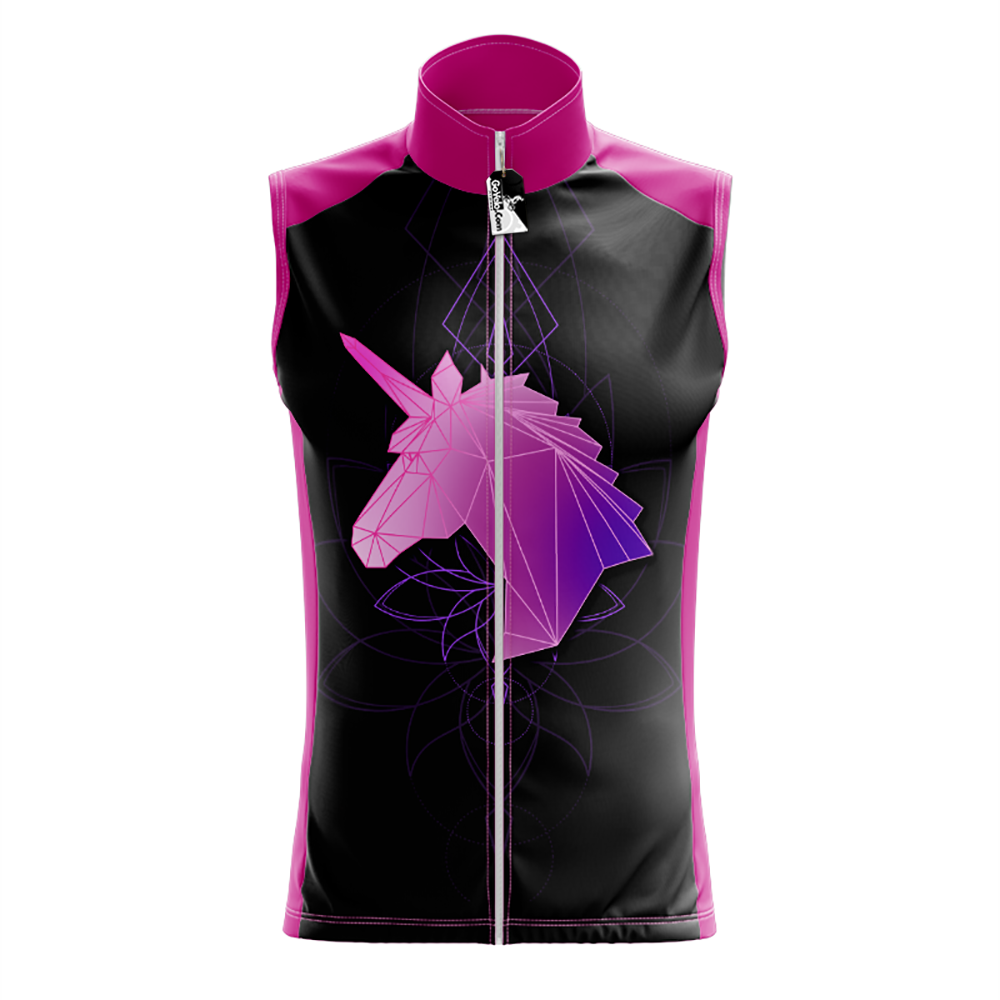 Geometric Unicorn Sleeveless Cycling Jersey