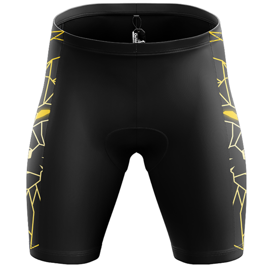 Geometric Lion Cycling Short