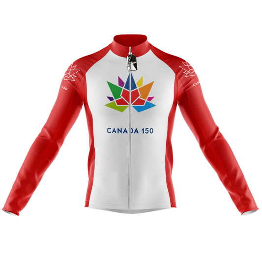 Canada 150 Langarm-Radtrikot