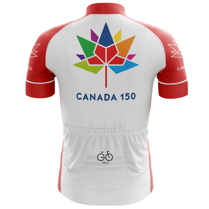 Canada 150 Short Sleeve Cycling Jersey