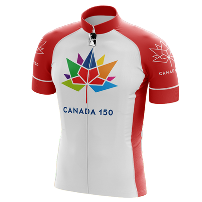 Canada 150 Short Sleeve Cycling Jersey