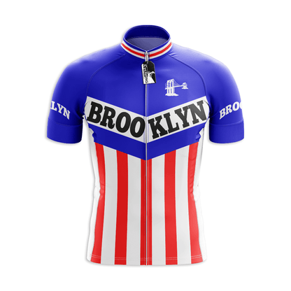 Maglia da ciclismo retrò Brooklyn manica corta