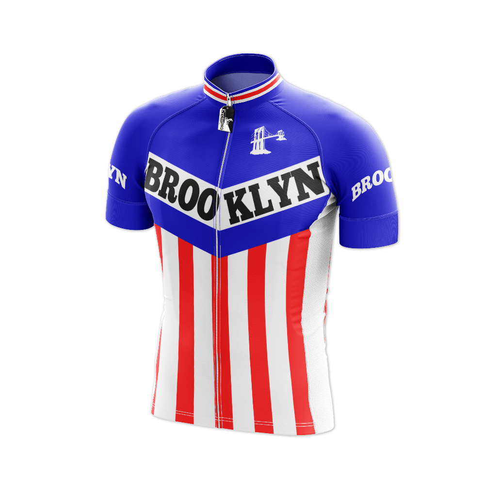 Retro Brooklyn Cycling Jersey Short Sleeve