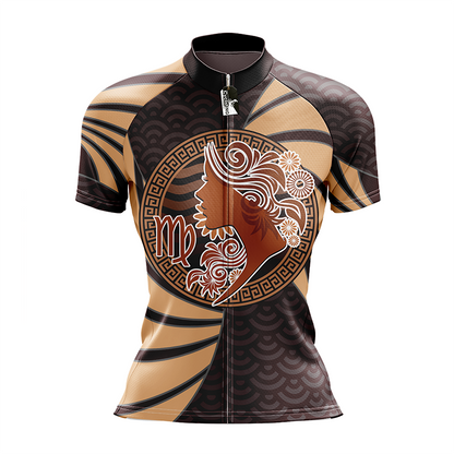 Virgo Zodiac Cycling Jersey Short Sleeve