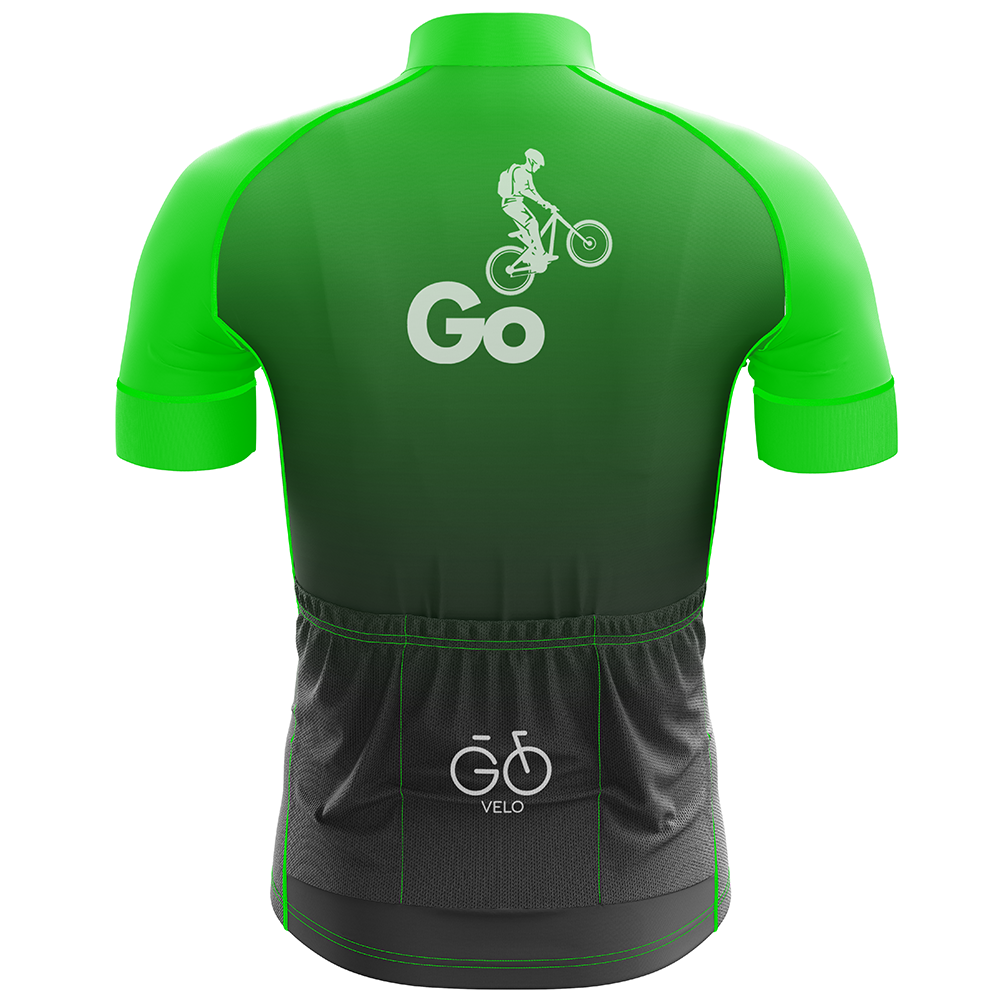 Maglia da ciclismo a maniche corte Go Velo verde