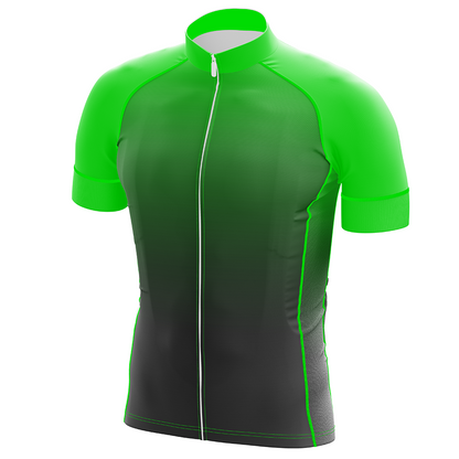 Green Short Sleeve Cycling Jersey