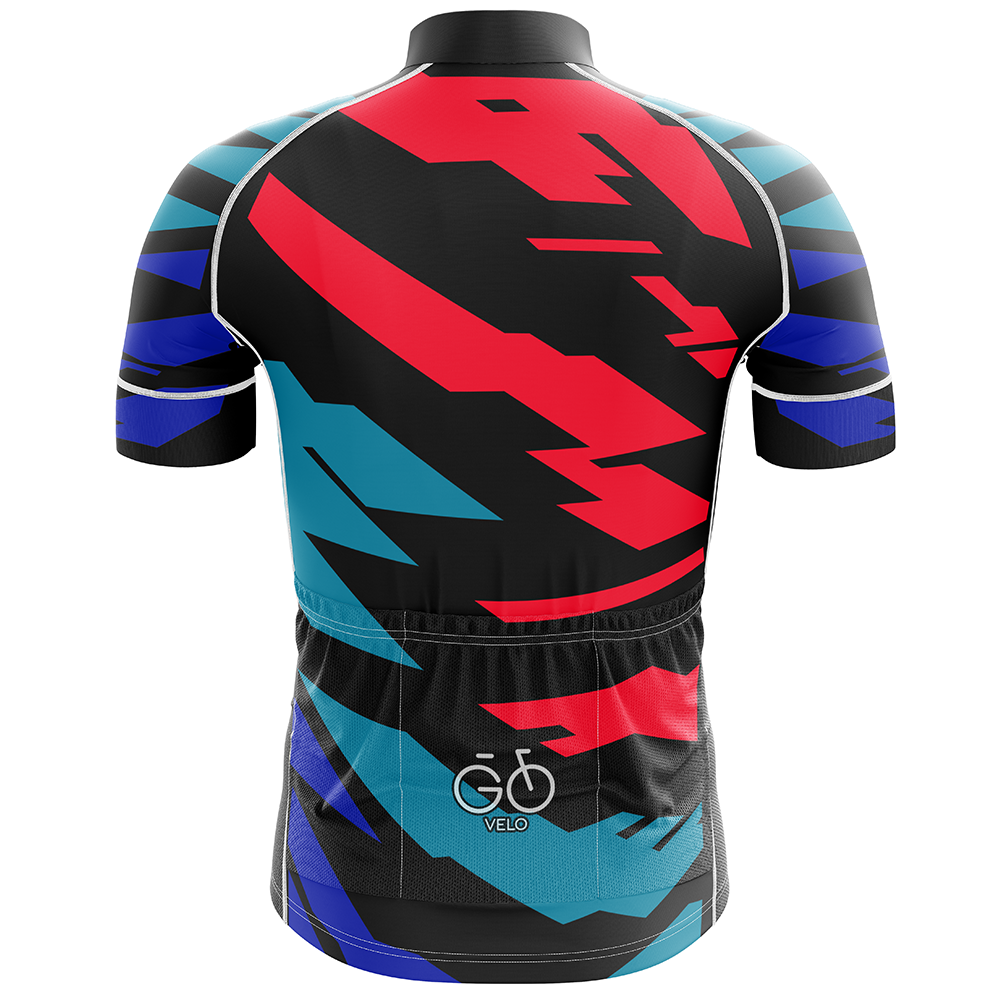 Maglia ciclismo Grimpeur multicolore manica corta