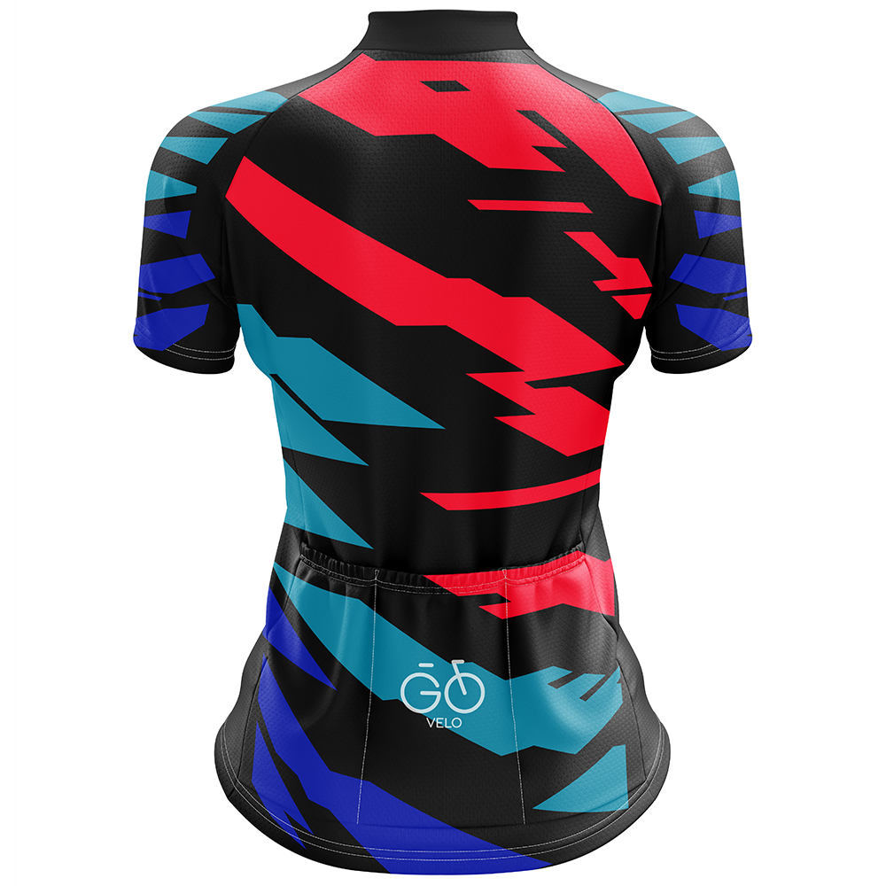 Maglia ciclismo Grimpeur multicolore manica corta